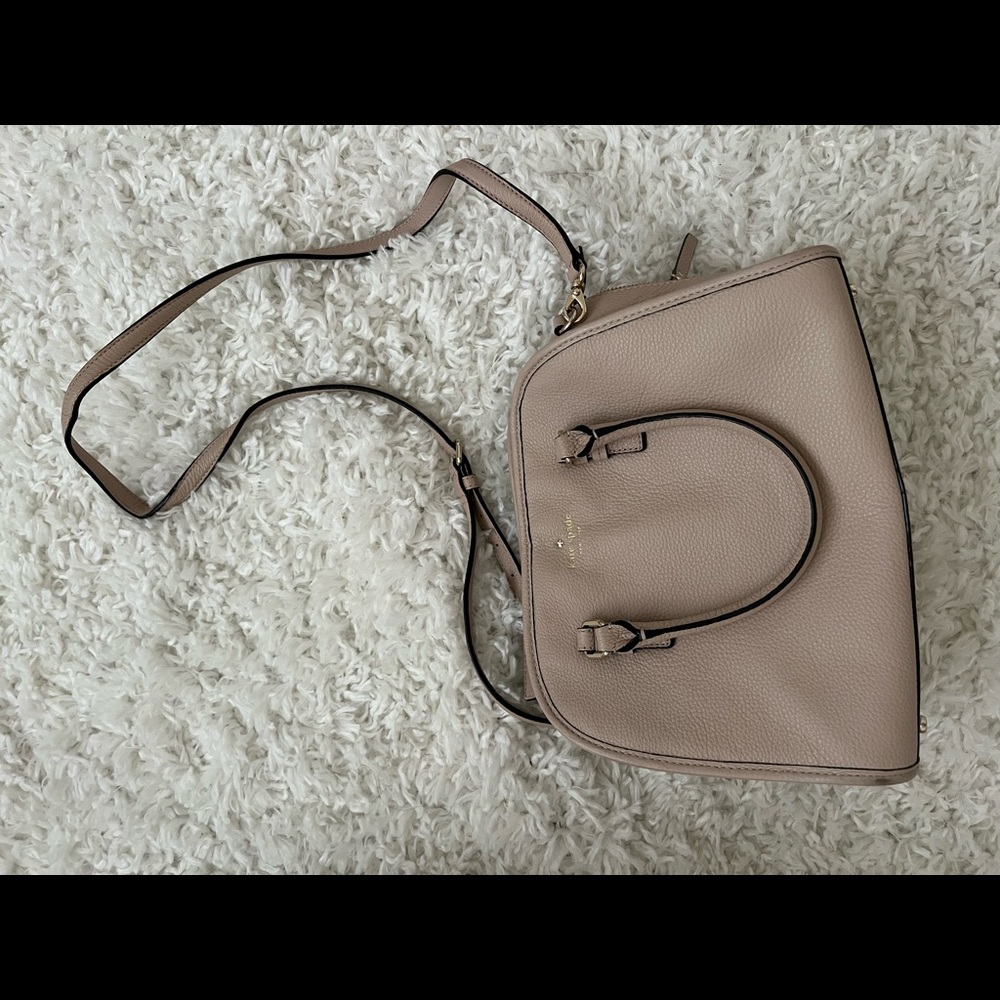 Kate Spade taupe crossbody